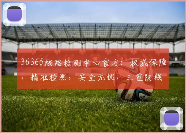 36365线路检测中心官方：权威保障，精准检测，安全无忧，三重防线，守护您的网络世界，不容错过